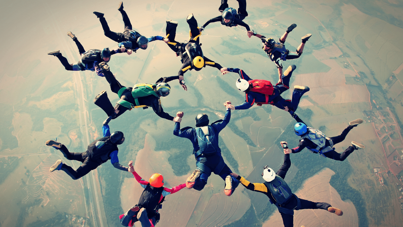Skydiving Support Circle