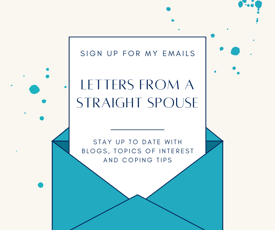 Email signup form image for letters from a straight spouse